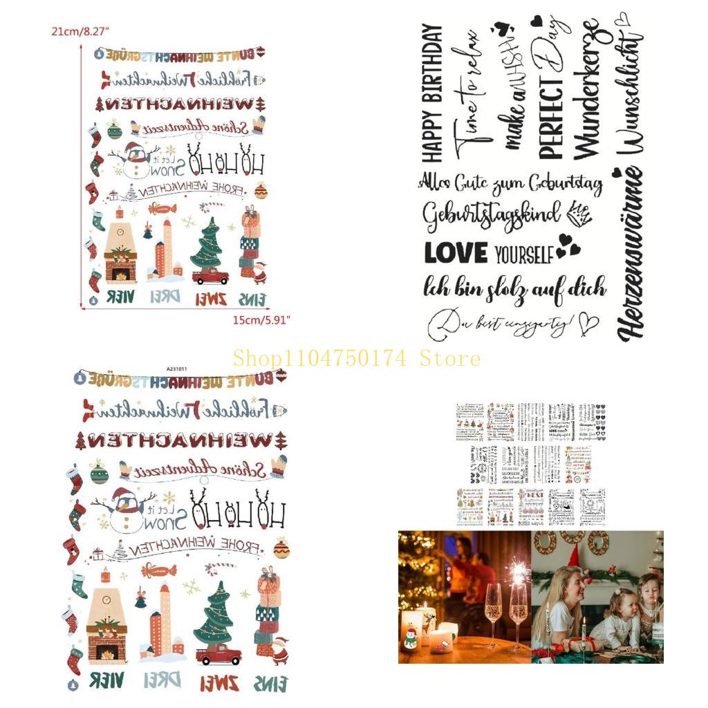 Candle Supplies For Sale - クリスマスキャンドルステッカーデカールパーティー用品用自己粘着子供ボディフェイストップセール