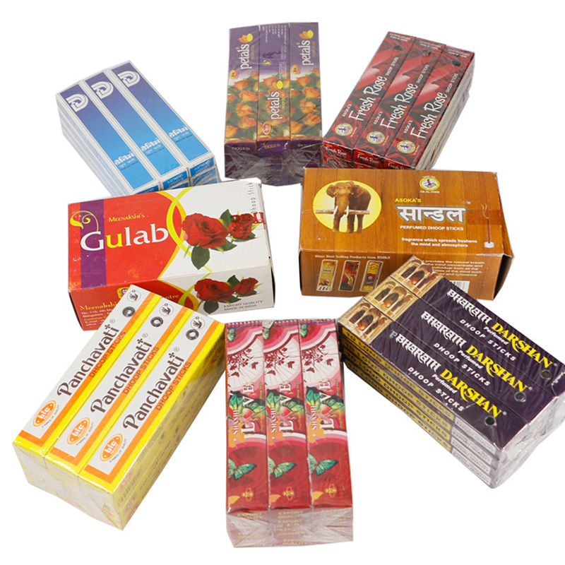 Candle Supplies India - 12小箱ダルシャンインド香アロマ香スティックワードローブdeodorate空気清浄車アロマ屋内ホーム供給
