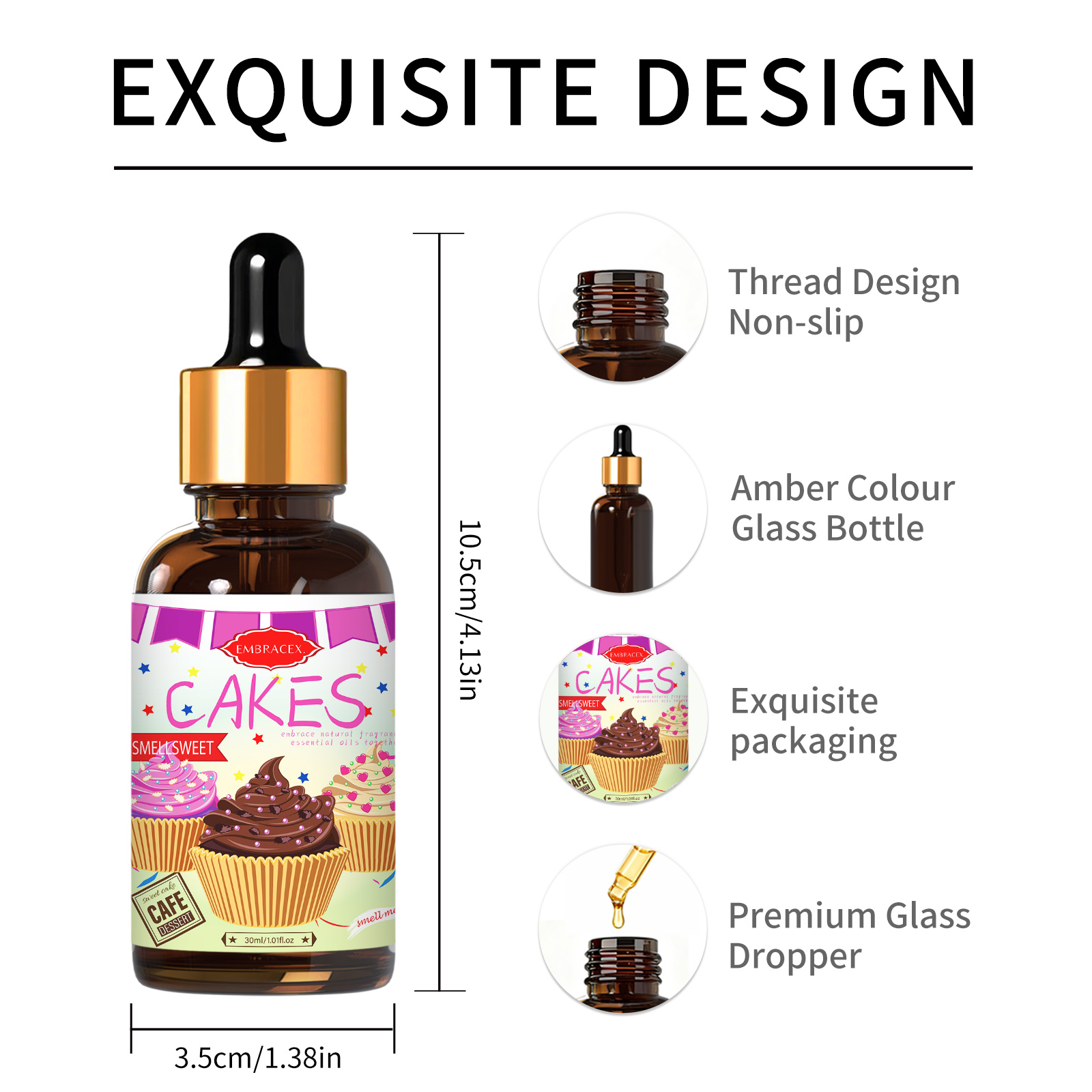 30ml ケーキエッセンシャルオイル カー用品、ディフューザ - Candle Supplies Fragrance Oil のレビューと価格