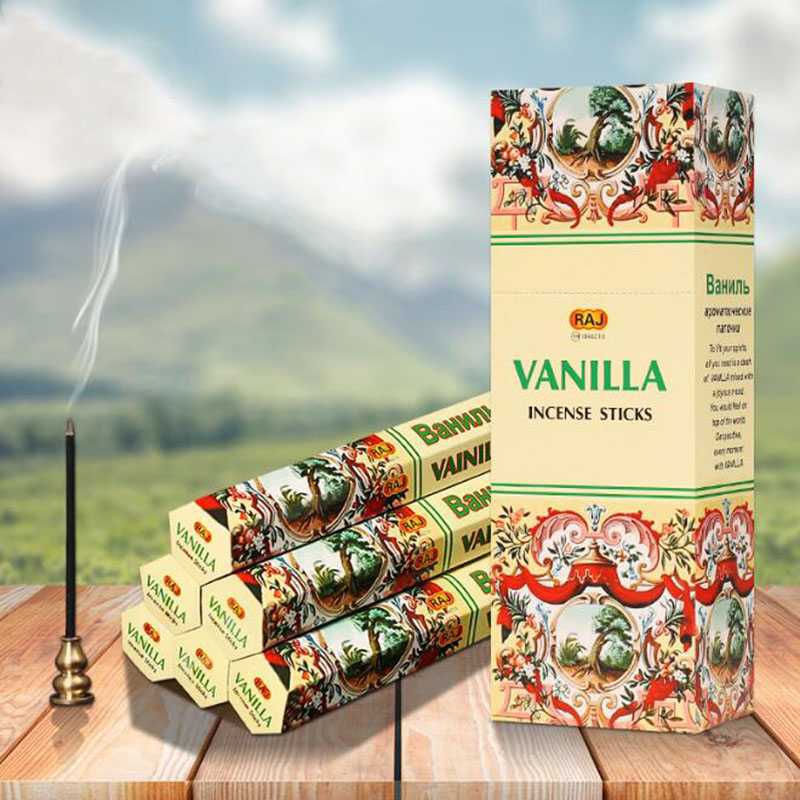 6 小箱インド香バニラフレグランススティック香アロマ線香屋内 - Candle Supplies India のレビューと価格