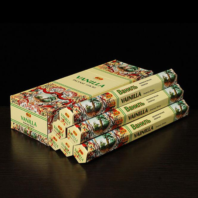 6 小箱インド香バニラフレグランススティック香アロマ線香屋内 - Candle Supplies India のレビューと価格