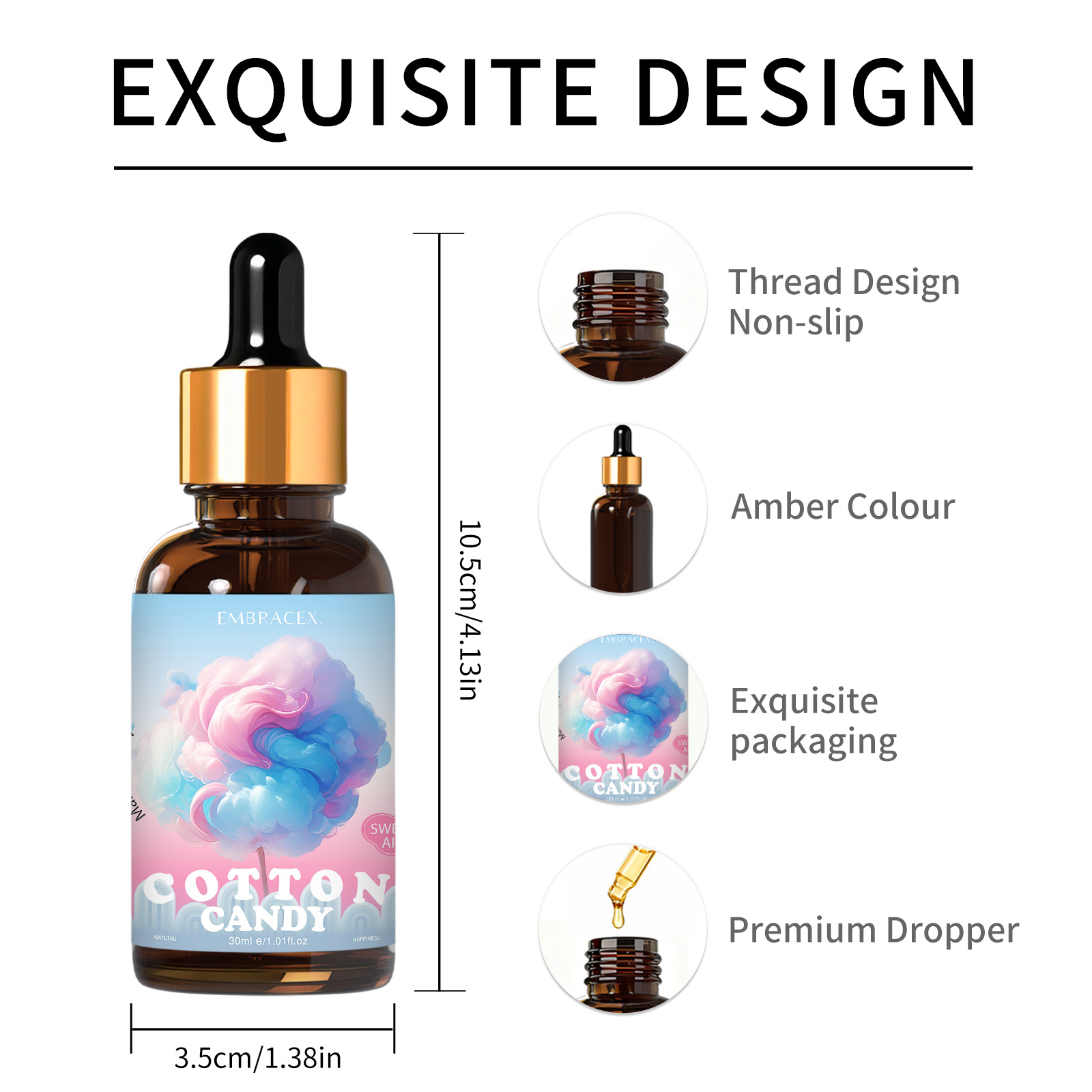 30ml コットンキャンディー エッセンシャルオイル 車用品 - Candle Supplies Fragrance Oil のレビューと価格