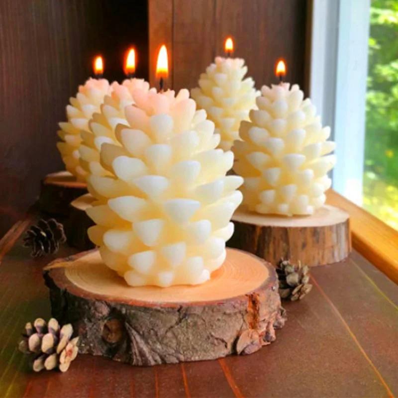 クラシックなデザインの松ぼっくり型 2025 ホット販売新し - Candle Supplies For Sale のレビューと価格