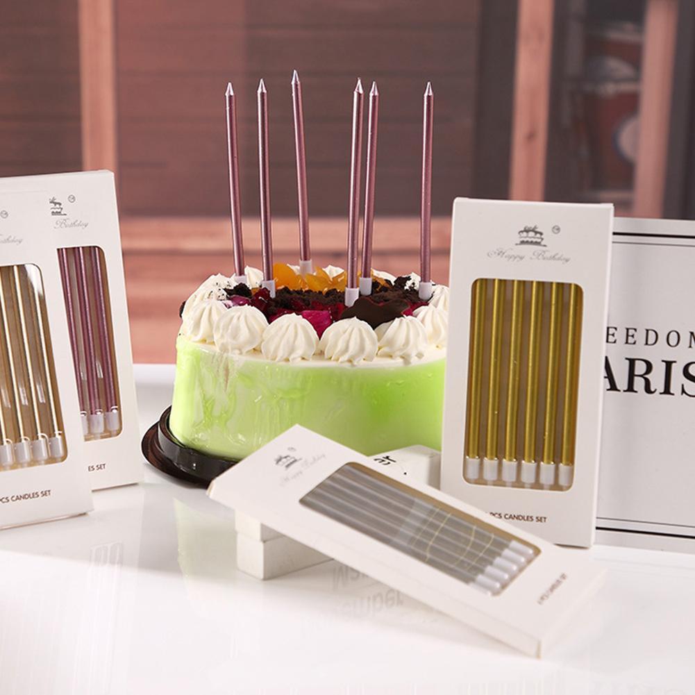 6/18個入り メタル ゴールド シルバー 誕生日キャンドル - Candle Supplies In のレビューと価格