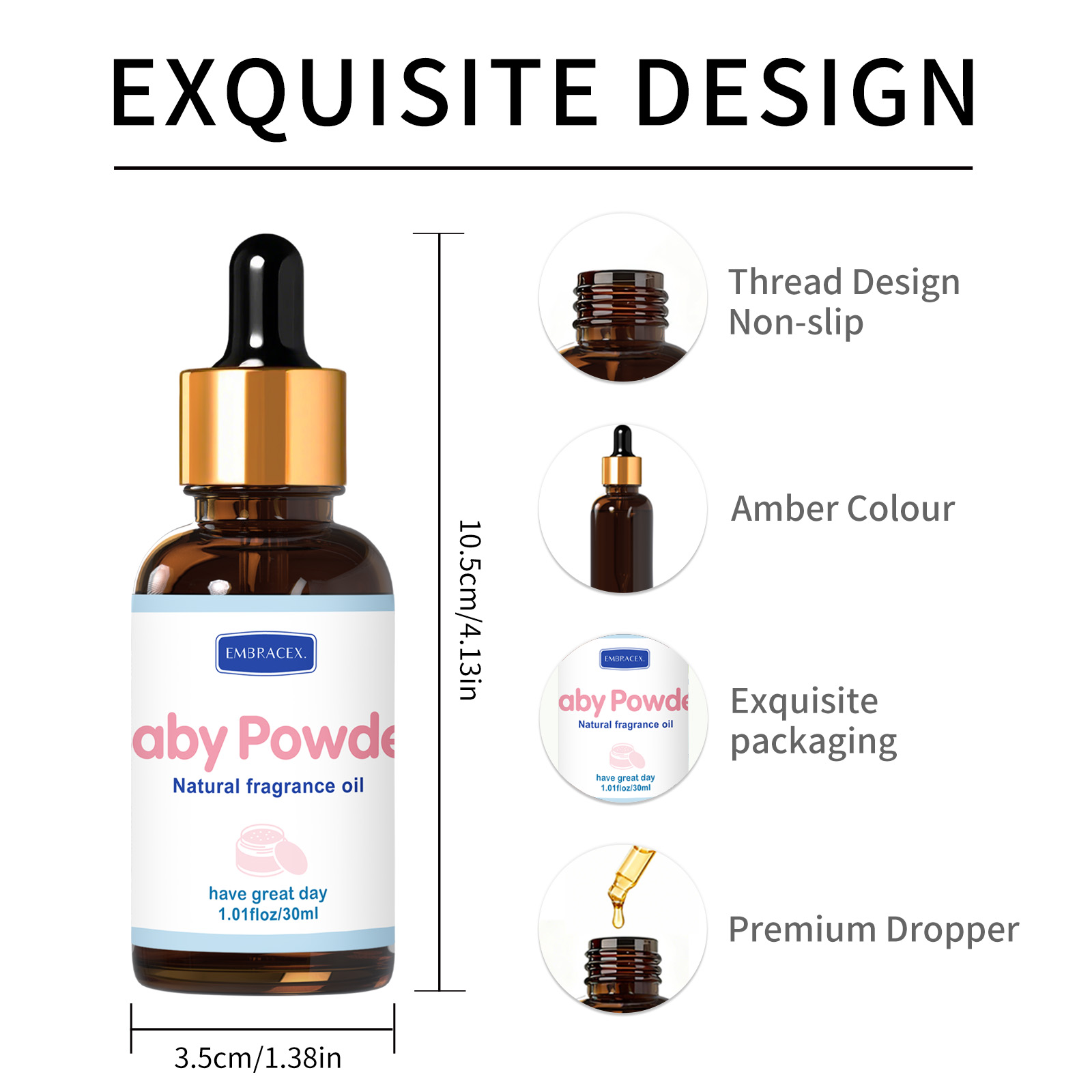 30ml ベビーパウダー エッセンシャルオイル ディフューザ - Candle Supplies Fragrance Oil のレビューと価格