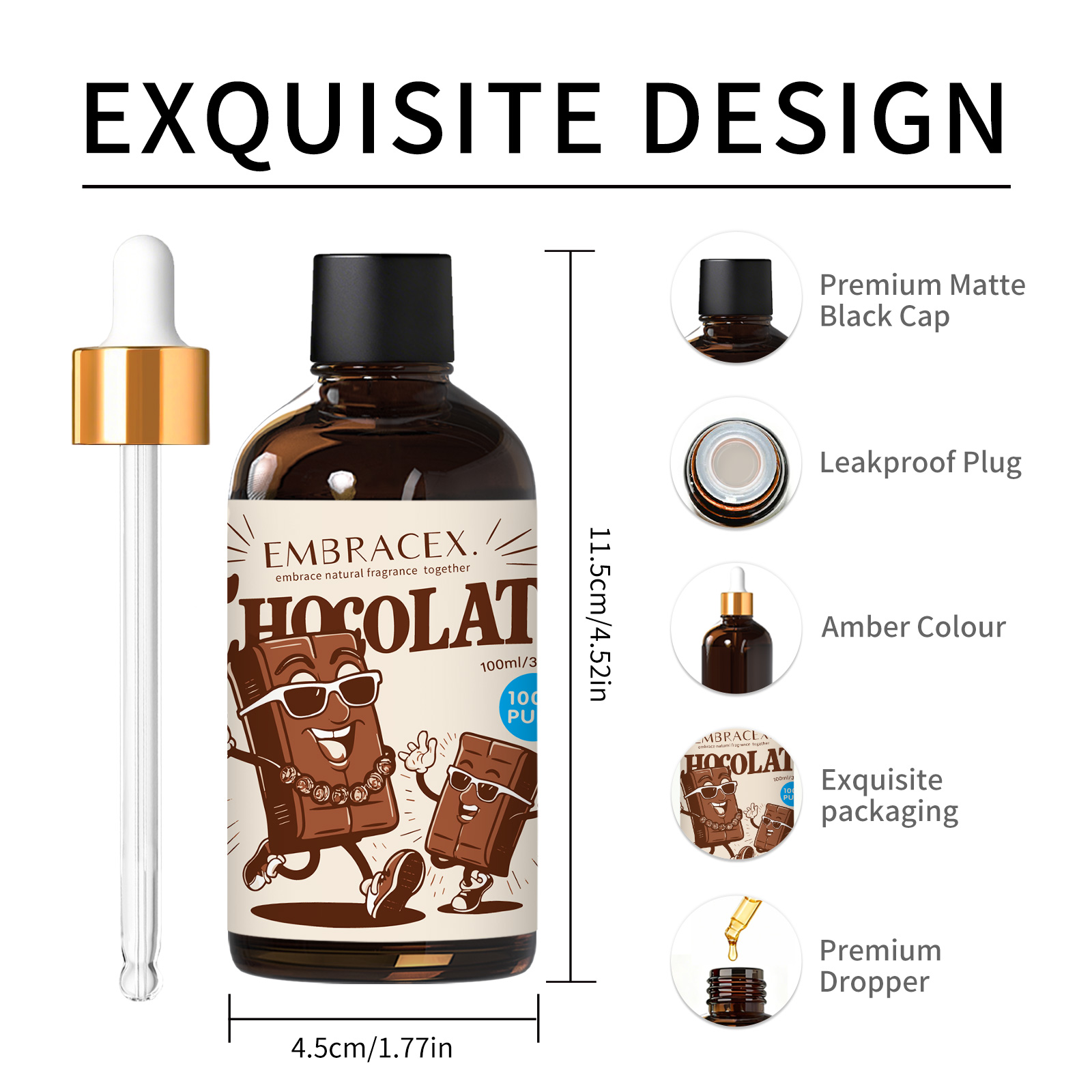 100ml チョコレートエッセンシャルオイル ディフューザー - Candle Supplies Fragrance Oil のレビューと価格