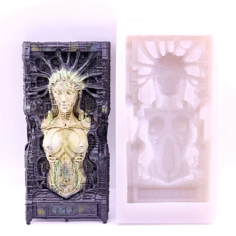 エイリアンクイーンシリコンモールド DIY樹脂石膏工芸品 ハ - Candle. Queen のレビューと価格